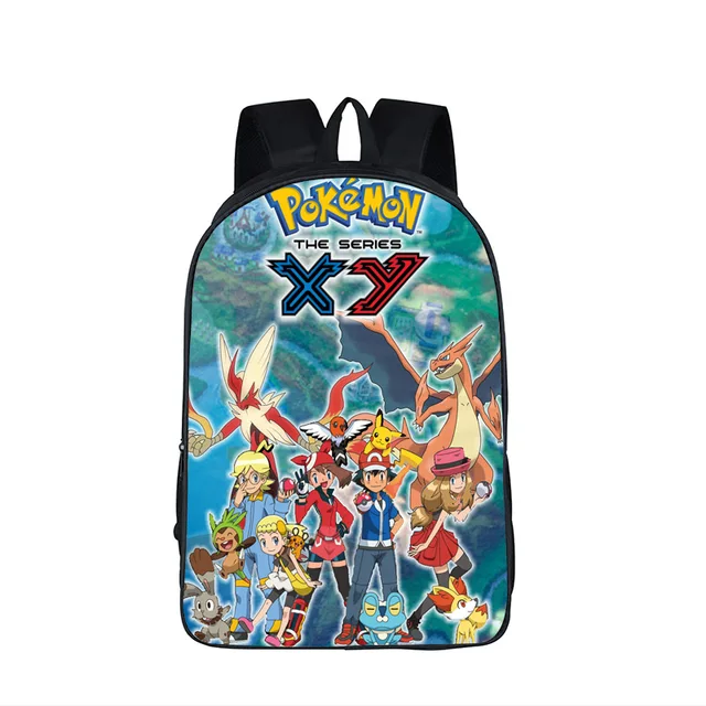 Buy Anime Pokemon Backpack Boys Girls School Bags Children Pikachu Backpack For
