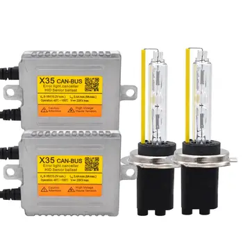 

AC 35W Car Headlight Fast Bright Canbus HID Kit Xenon D2H H11 H3 9005 9012 5500K H1 H7 HID Bulb DLT X35 35W Canbus Ballast Kit
