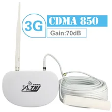 Мини 3g CDMA 850 MHz ретранслятор сотового сигнала 3g UMTS GSM 850(полоса 5) усилитель сигнала мобильного телефона 3g усилитель антенны комплект@ C1