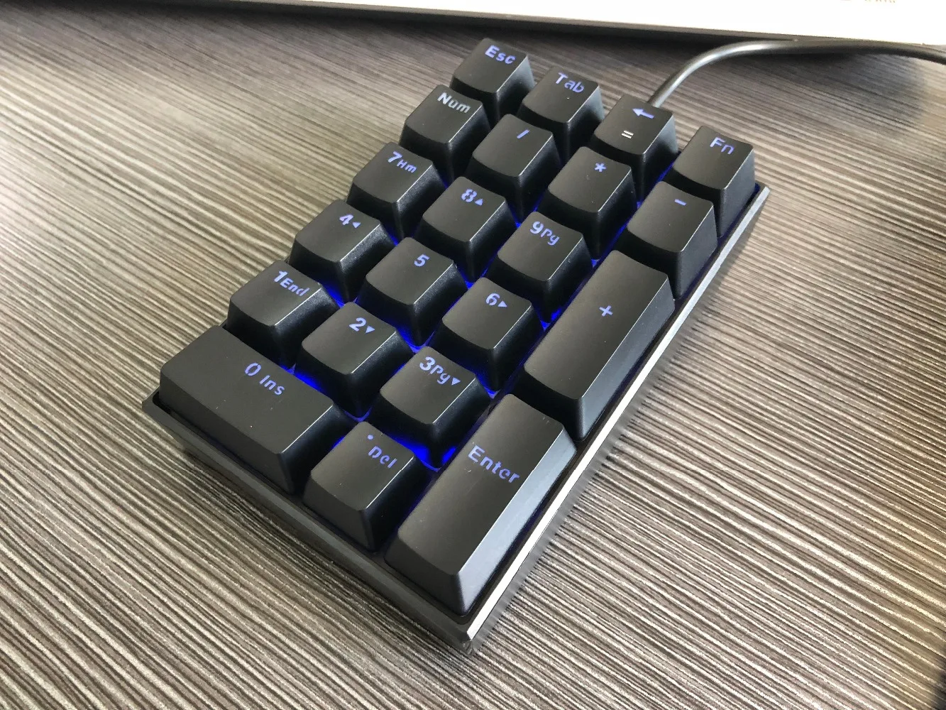teclado mecânico numérico com interruptor de caixa