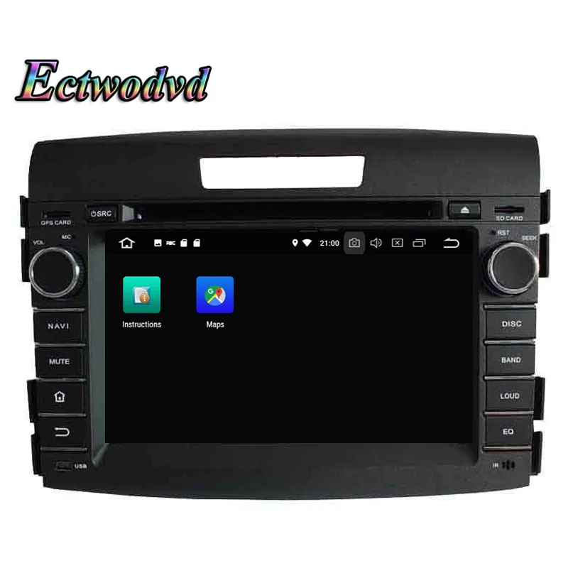Clearance Ectwodvd Octa Core 4G RAM 64G ROM Android 9.0 Car Multimedia DVD Player GPS HeadUnit for Honda CRV 2012 2013 2014 4
