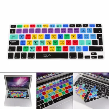 

For Adobe PS photoshop CS4 CS5 CS6 7.0 US/EU Silicone Shortcut Keyboard Protector Skin For Macbook Air 13 Pro Retina 13.3 15