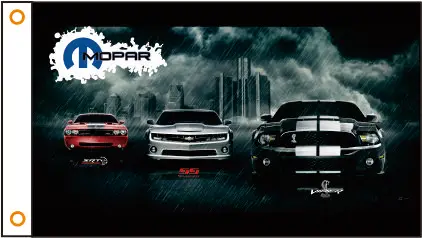 car flag custom MOPAR banner 3x5ft 100% Polyester 105 |