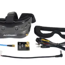 Aomway Commander Goggles V2 3D 5,8G 64Ch 1080P 800X600 SVGA FPV видео гарнитура Поддержка HDMI DVR FOV 45 для модели RC