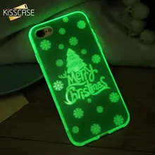 KISSCASE Cute Christmas Pattern Phone Case For iPhone 7 8 Plus 6 6s Plus TPU Silicon Case For iPhone 6 6s Plus 6 6s Funda Coque kykeo красный iphone 6s plus