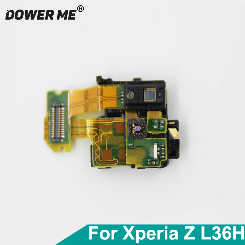 

Dower Me Audio Headphone Earphone Headset Jack Plug Port Light Proximity Sensor Flex Cable For Sony Xperia Z L36H C6603 C6602