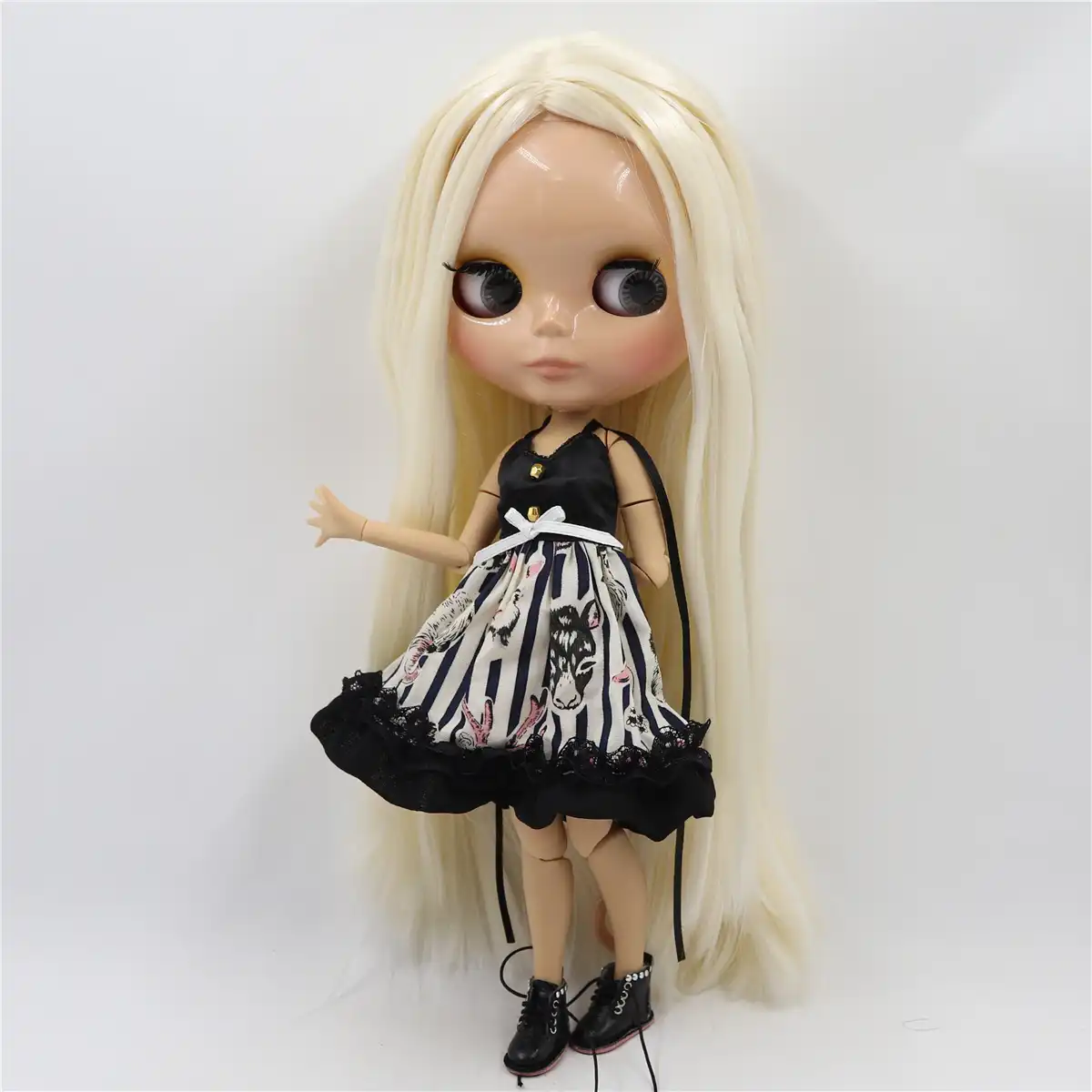 Icy 1 6 Bjd Factory Blyth Doll Joint Body Pale Blonde Mix White