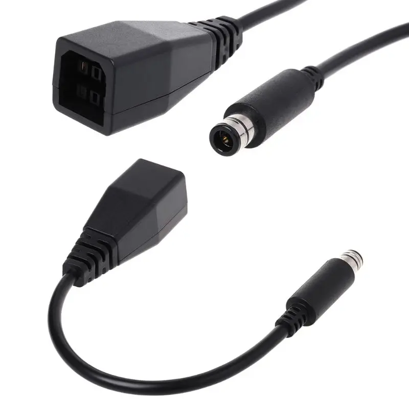 

AC Power Supply Transfer Charger Cable Charging Adapter Cord Converter for Microsoft Xbox 360 Flat to Xbox360 E 360E Console