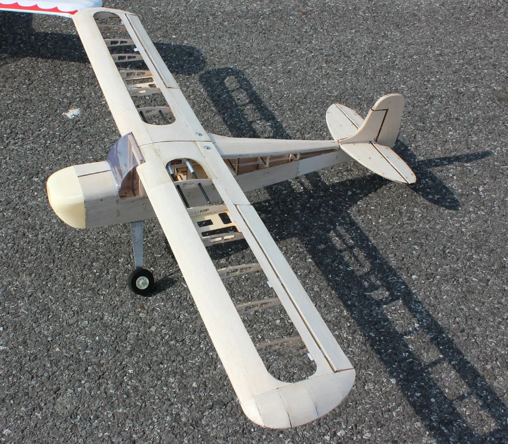 

1200mm DIY RC airplane Balsa Kit J-3 J3 Cub Free shipping