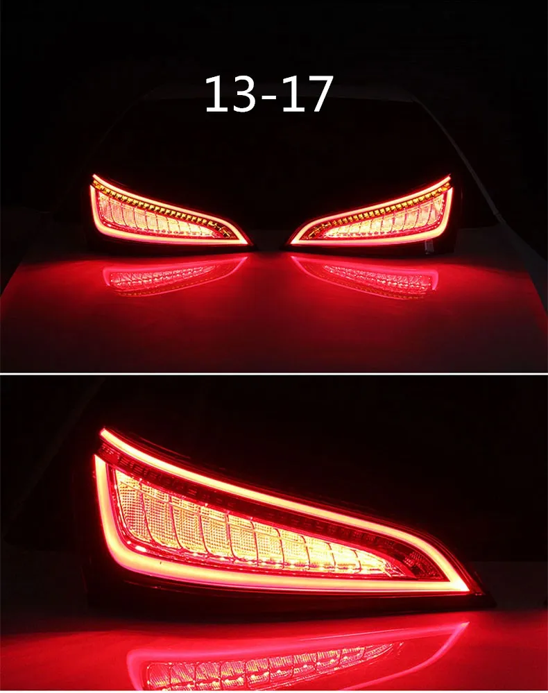 EOsuns для Audi Q5 2009- задние фонари динамический сигнал поворота светодиодный задний фонарь светодиодный DRL+ тормоз+ Парк+ daynamic сигнал поворота