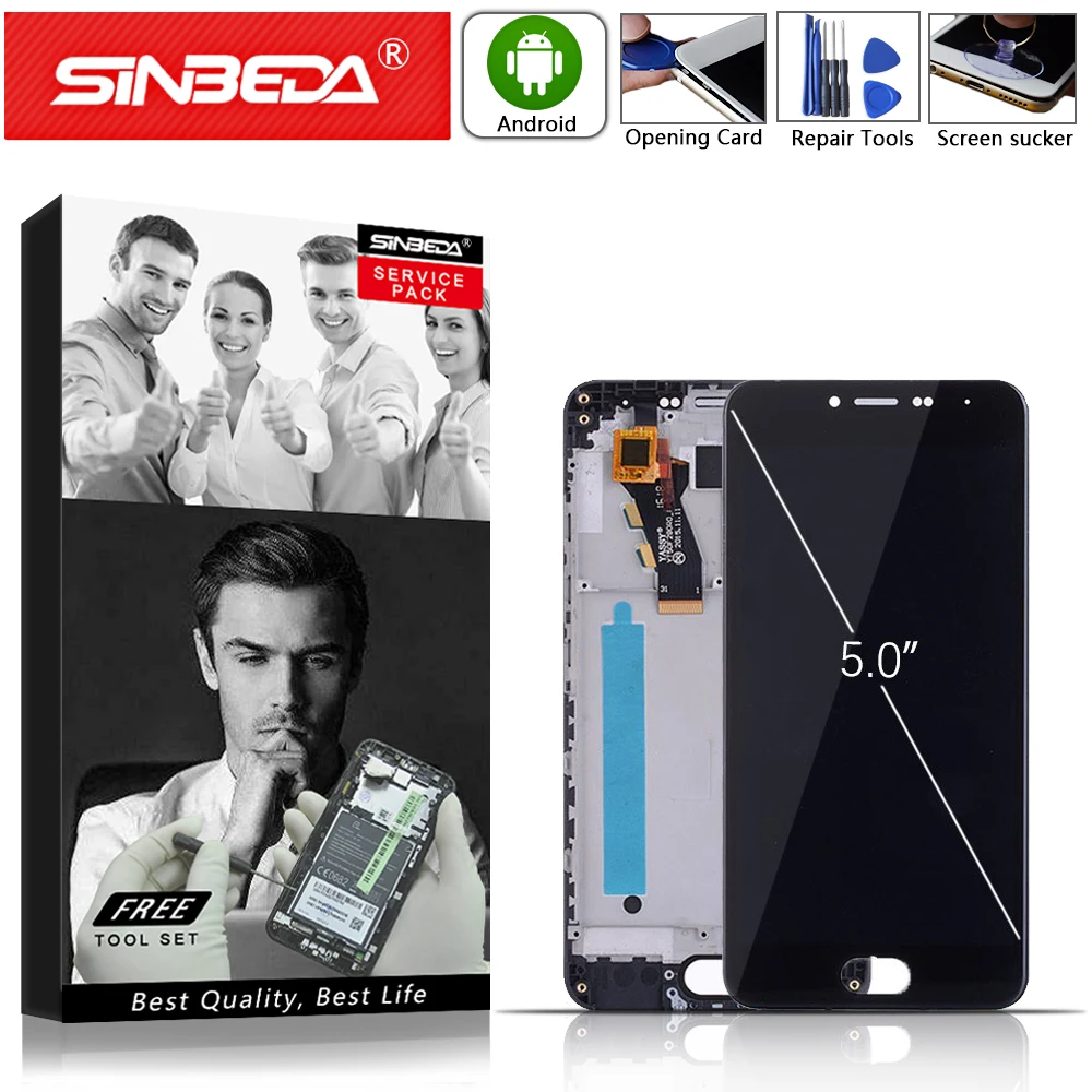 

5.0"Original LCD For MEIZU M3S mini Display with Frame Touch Screen For Meizu M3S mini LCD For Meizu M3S LCD Display Y685C Y685Q