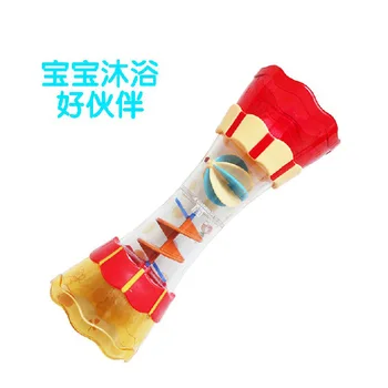 

candice guo! glass rotary water tube plastic toy baby toddler bath toys water whirly wand cup gift 1pc