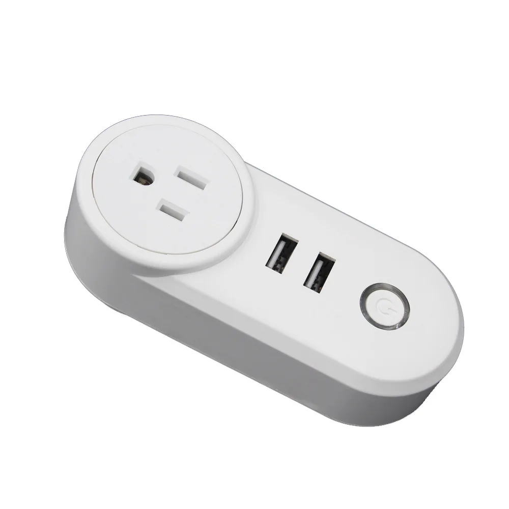 C178A Wi Fi Smart сроки Plug с Dual USB 5 В в 1.5A выход порты Разъем беспроводной Outlet поддержка голос управление Alexa Google дома