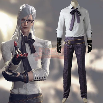 

NieR Automata Adam Cosplay Costume Outfit Game Halloween White Suit Clothing Adult Men Unisex Carnival Party Costume Custom Made