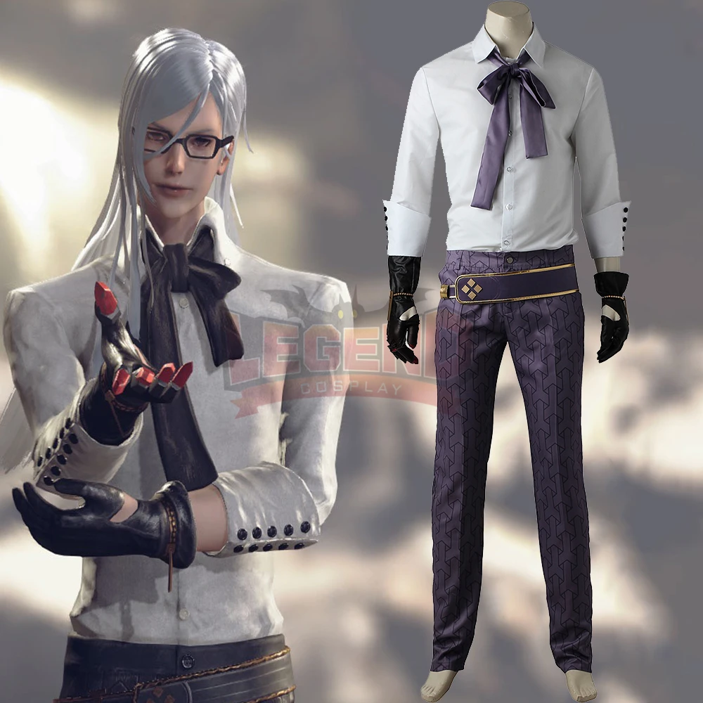 NieR Automata Adam косплей костюм игра Хэллоуин белый Одежда для взрослых мужчин унисекс