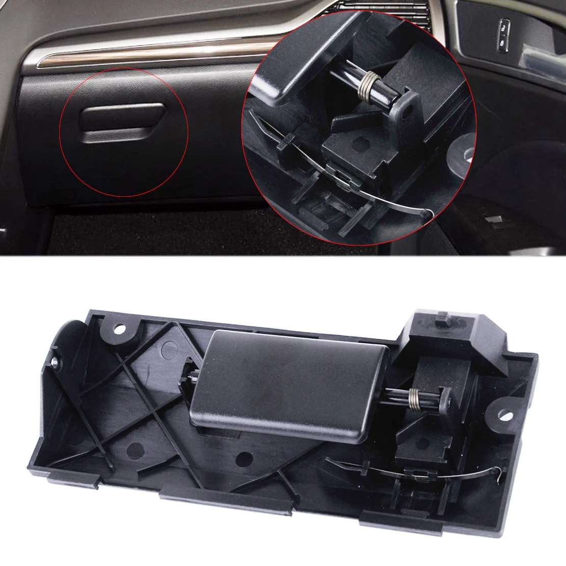 Buy DWCX Plastic Left Hand Car Glove Box Handle With