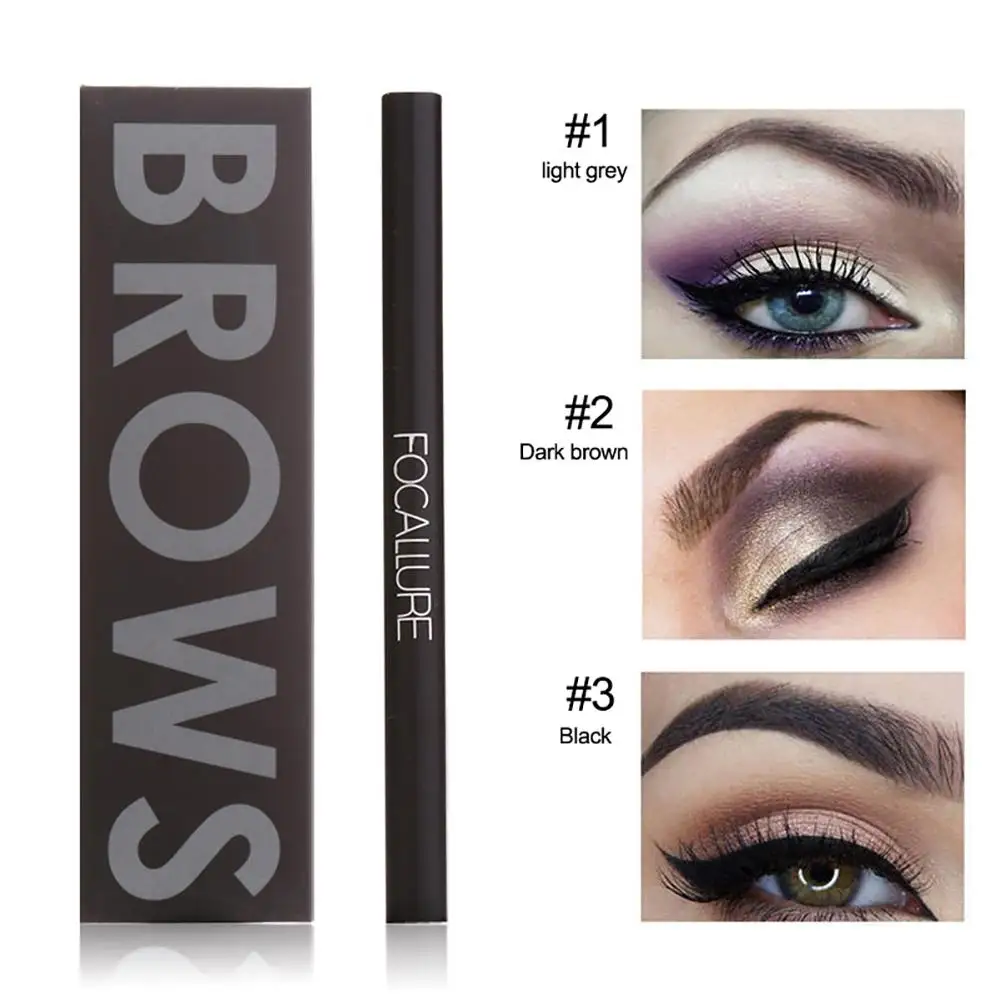 

3 Colors Waterproof Eyeliner Eyebrow Pen Pencil Makeup Cosmetics Tool Eyebrow Enhancers