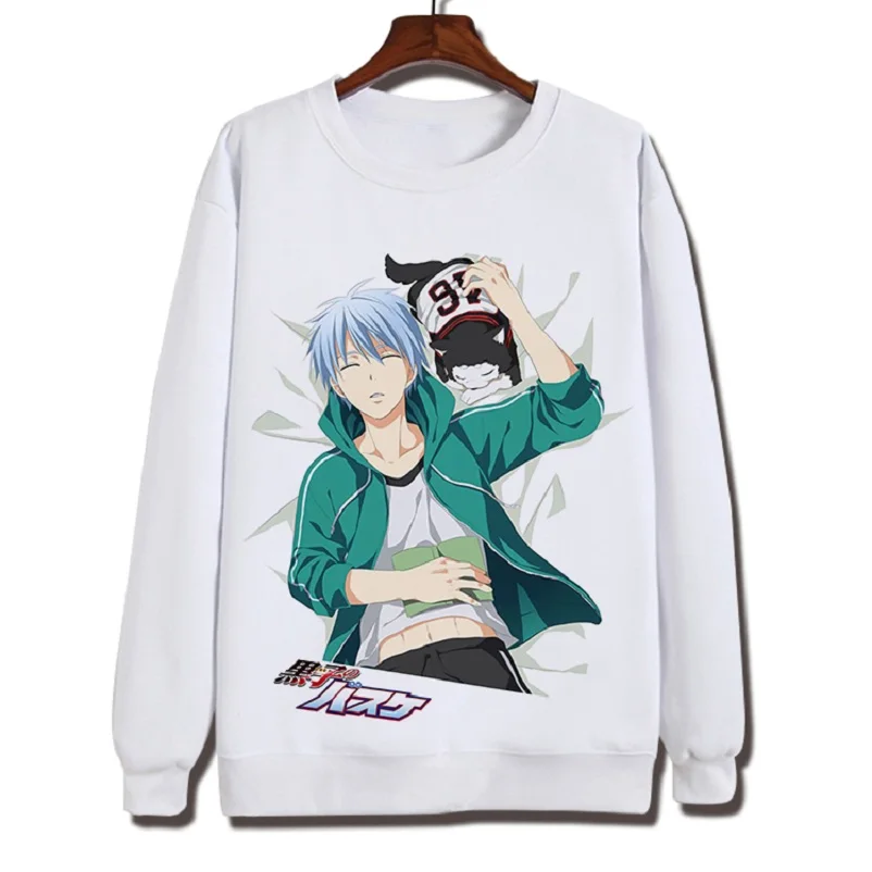 

High-Q Unisex Anime Cos Kuroko no Basket Pullover Kuroko Tetsuya Kagami Taiga Hyuga Junpei O Neck Hoodie Sweatshirts