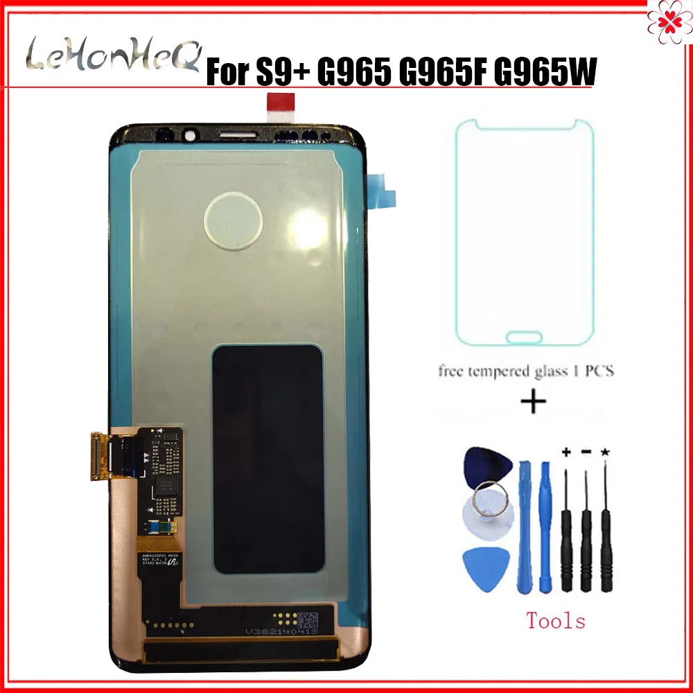 

Super AMOLED LCD For samsung S9+ S9 Plus LCD Display Touch screen Digitizer Assembly For Samsung S9 Plus G965 G965U LCD
