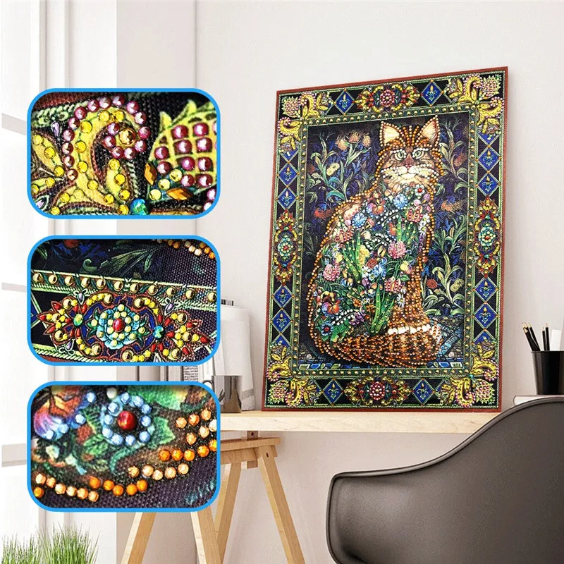 

New special shape diamond painting cartoon combination modern pattern DIY 5D part diamond cross stitch diamond embroidery