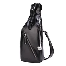 Корейская мужская нагрудная сумка на одно плечо, сумка на спине, кожаная сумка для путешествий, мужские ретро сумки через плечо, винтажная Мужская нагрудная сумка