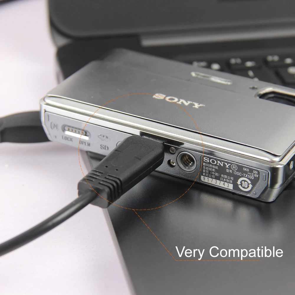 USB кабель для передачи данных Zhenfa VMC MD3 VMCMD3 Sony DSC TX66 Tx55 TX20WX30 WX10 WX9 WX7 WX5 W580 W570 W560 W390 W380