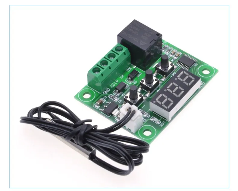 AEAK 1 шт. W1209 DC 12 В температура отопления охлаждения термостат контроль температуры Переключатель Регулятор температуры термометр термо-контроллер