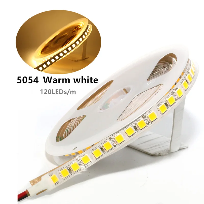 SMD 5054 Светодиодная лента 5 м 600 светодиодов/5 гибкая света DC12V более яркая для