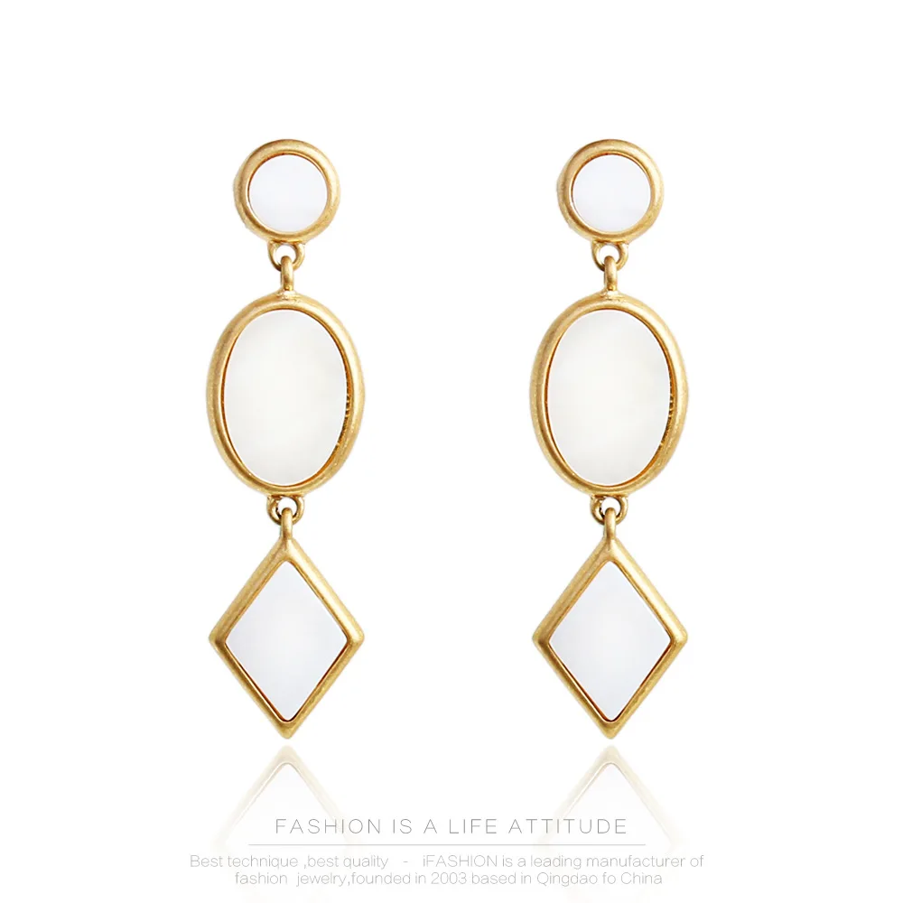 

Fashion Jewelry Women Earrings Silver/Alloy/Acrylic Allergy Free Korean Earrings Wedding Party Gifts