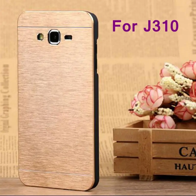 Защитный Чехол для Телефона Для Samsung Galaxy J3 2016 J310 Коке Роскошные Металл Алюминий