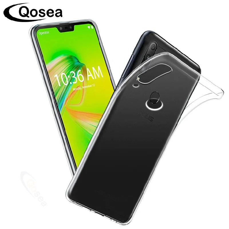 

Qosea For Asus Zenfone Max Shot ZB634KL Case Transparent Silicone Soft TPU For Asus Zenfone Max Plus M2 ZB634KL Phone Back Cover