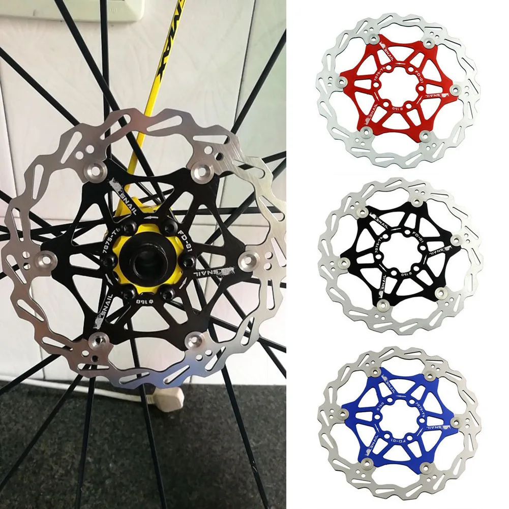 160 мм/180 мм Велосипедный Спорт Дисковый Тормоз MTB DH тормоза плавающий диск роторы hydreaulic тормозных колодок поплавок роторов Запчасти для велосипедов