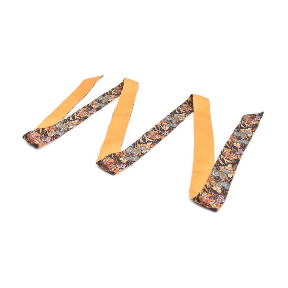 

ELENI&ANNIE 63" Thin Scarf Necktie Bowtie Belt Long Slim Skinny Ribbon Satin Tie Nieckerchief, Handbag