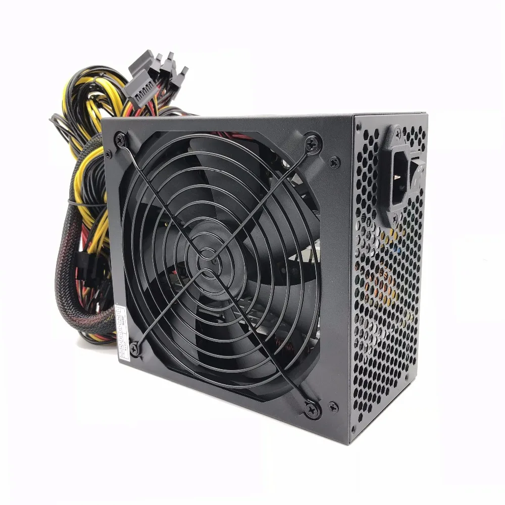 2000 Вт ATX Gold Mining источник питания SATA IDE 8 GPU для BTC ETH Rig эфириума компьютера ComponentMining машина поддерживает 8 GPU карт