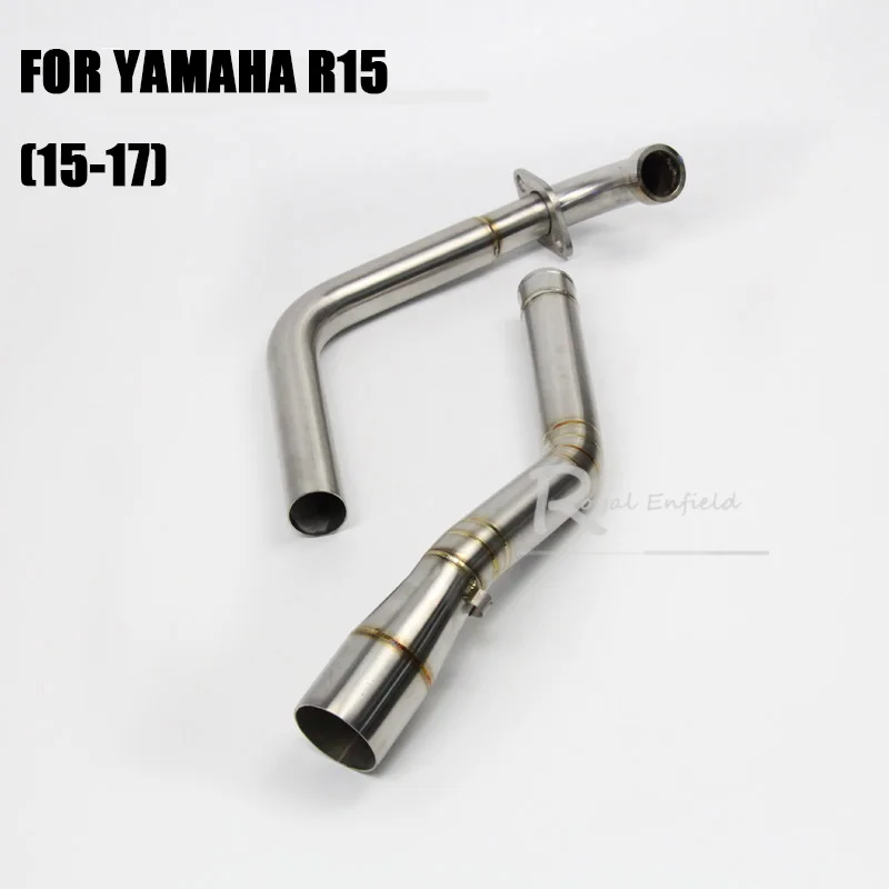 R15 Slip-On мотоцикл Выхлопная полная система заголовки трубы из нержавеющей стали сливная труба для Yamaha R15 YZF-r15 с DB killer