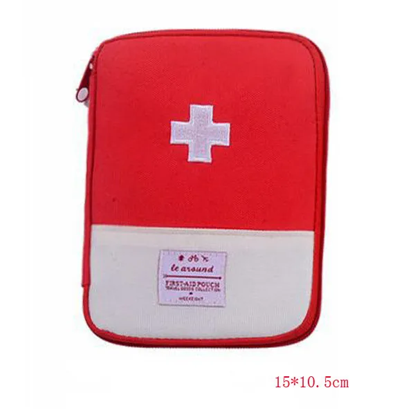 Mini Outdoor First Aid Emergency Medical Bag Medicine Drug Pill Box Home Car Survival Kit Emerge Case Small 600D Oxford Pouch