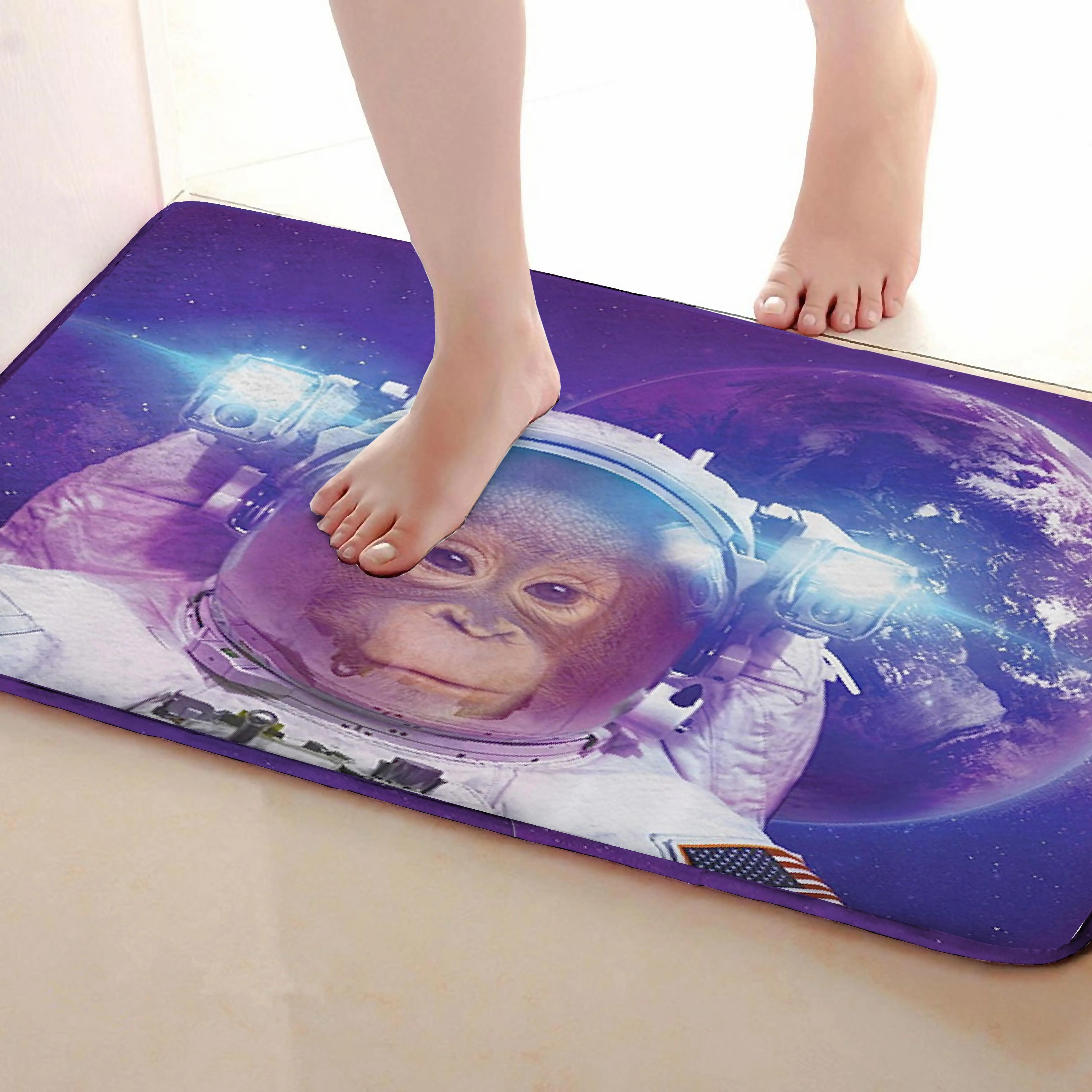 Шимпанзе Стиль открытый Коврики S, забавные Нескользящие Для ванной Коврики, двери Коврики S, дверь входная Коврики s