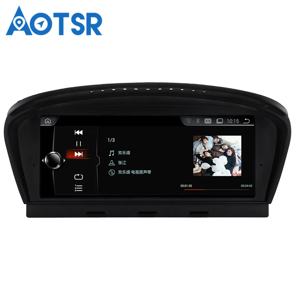 Discount Aotsr Android 4.4 Car GPS Navigation NO DVD Player Headunit For For BMW 5 Series E60 (2005-2010) 1 Din Radio Multimedia Stereo 5