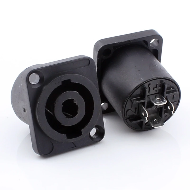 4pin XLR спикер разъем 4Pin гнездо совместимый аудио кабель Разъем 5 шт./лот|4pin female|4pin