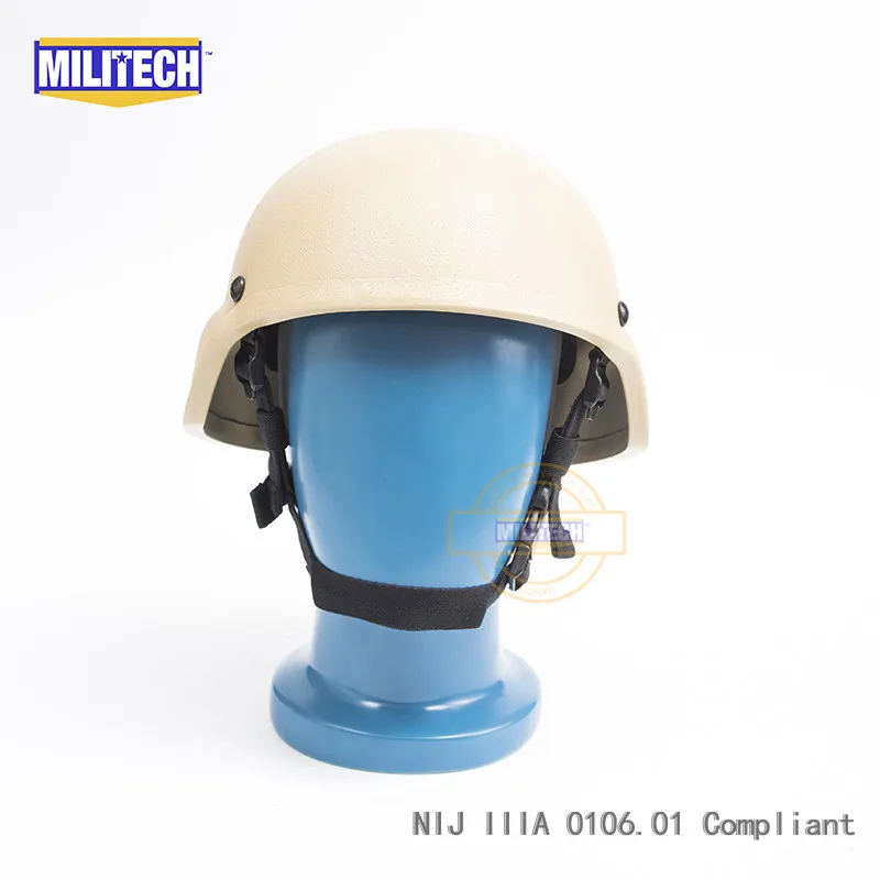 Пуленепробиваемый шлем MILITECH DE NIJ IIIA 3A MICH арамидный ACH пуленепробиваемый Mitch 2000 с