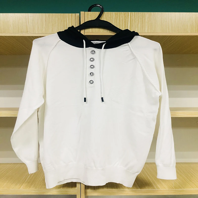 

Fannic casual O Neck White Sweaters Women Back Bow Long Sleeve Knit Pullovers Crop Winter Knitted Sweater
