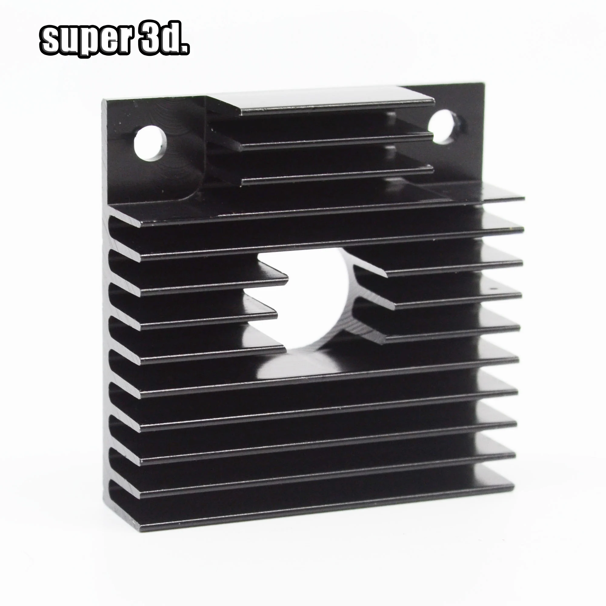 

3D Printer Black Heatsink cooler Aluminium Radiator heat sink 40X40X11mm for Makerbot MK7/MK8 Extruder