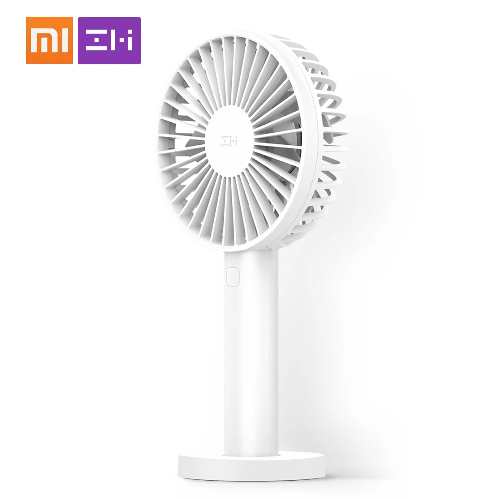

Xiaomi ZMI Mini Fan Portable Handheld Rechargeable 3350mAh Battery USB Adjustable 3 Speed Small Desktop Fans For Office AF215