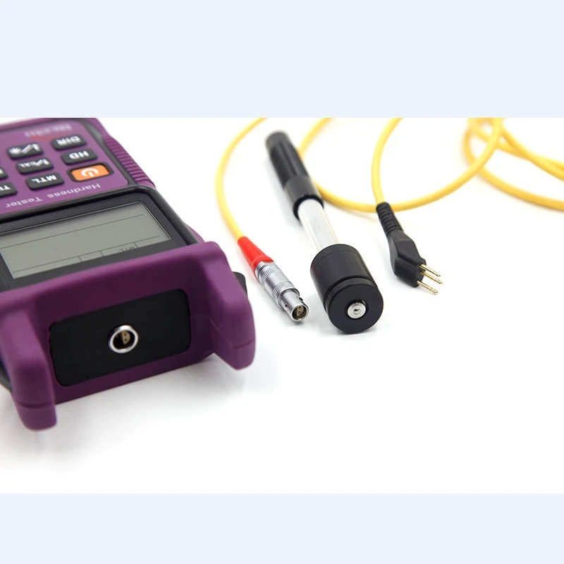 Nicety Portable Rebound Leeb Hardness Tester Meter Durometer for Metal Steel Brinell LCD Display Digital Hardness Meter HT-1800