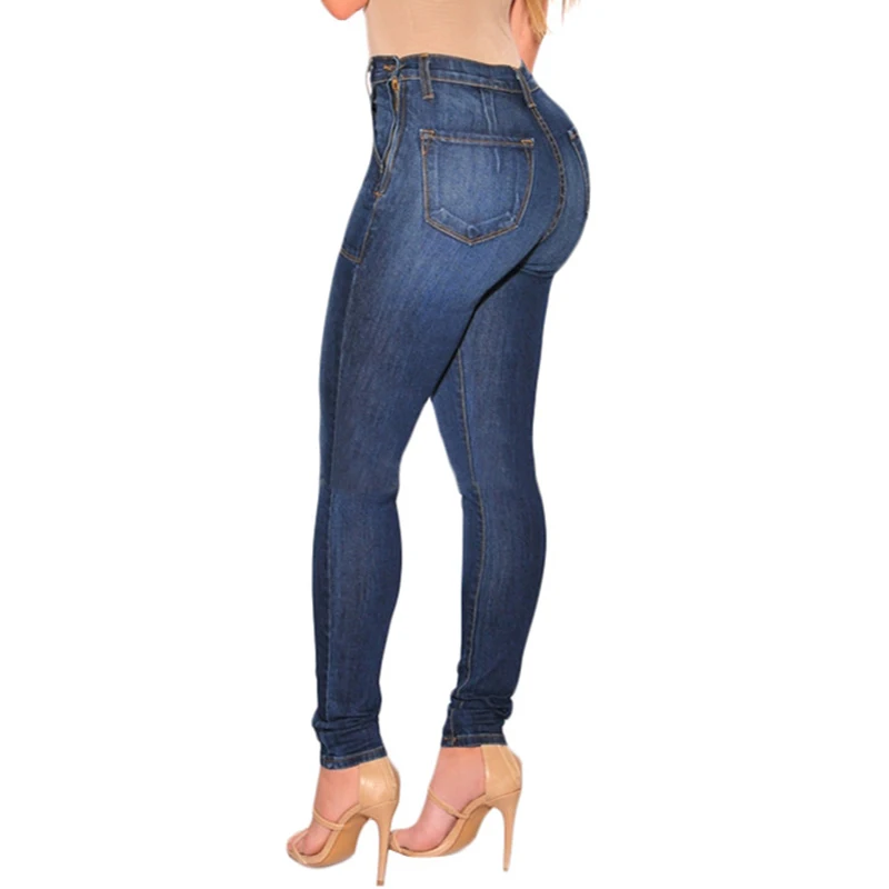 Весна Осень Женские простые базовые джинсы эластичные джинсовые брюки карандаш джинсы Леггинсы Брюки джеггинсы для женщин джинсы брюки