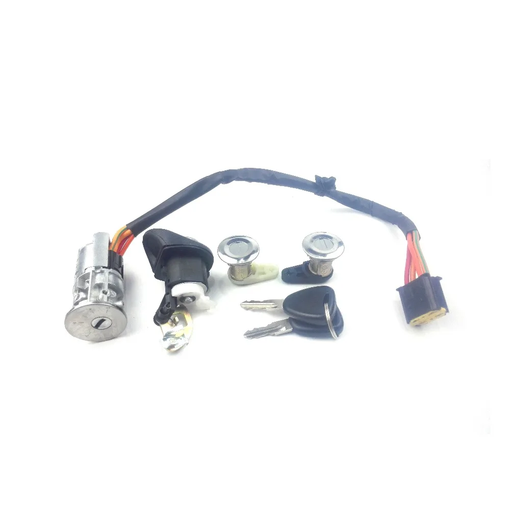 

4Pcs/set Ignition switch with auto Key Set for Renault Logan Dacia 25212348