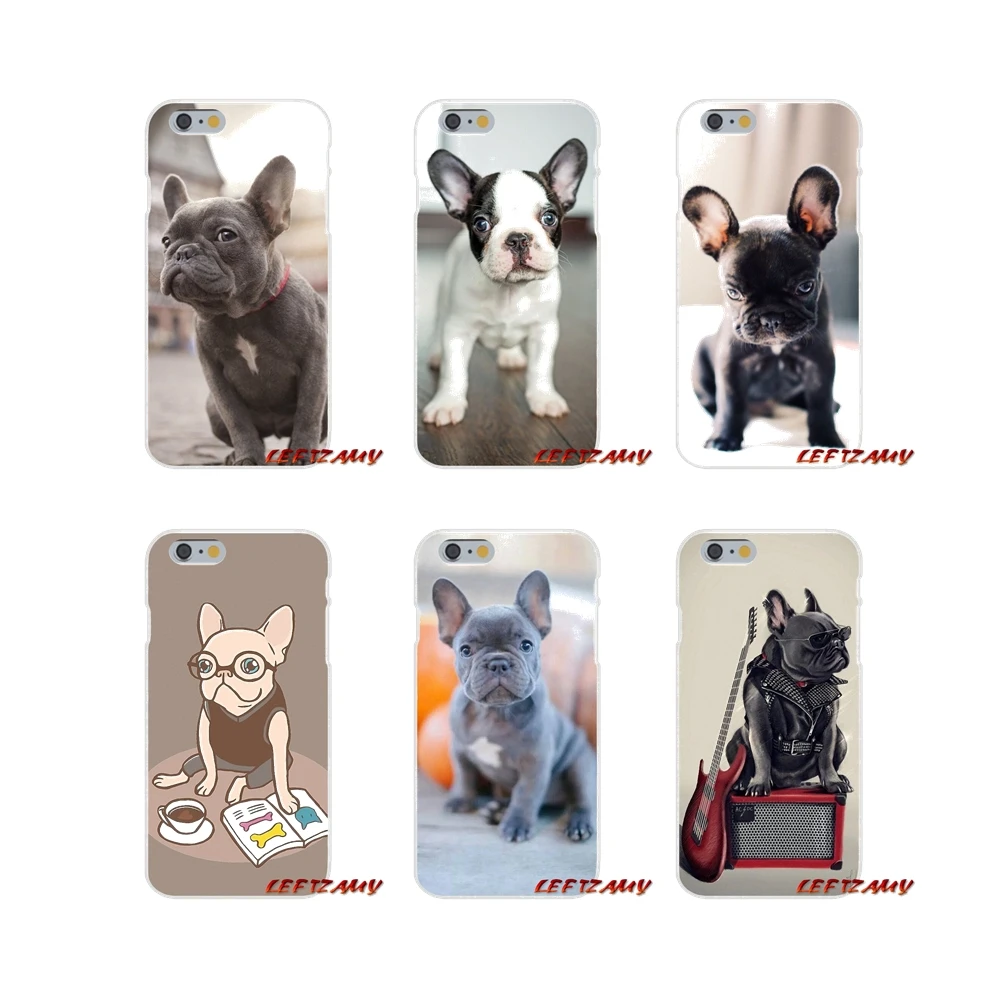 Для iPhone X XR XS MAX 4 4S 5 5S 5C SE 6 6S 7 8 Plus горячие сладкие Французские бульдоги животные