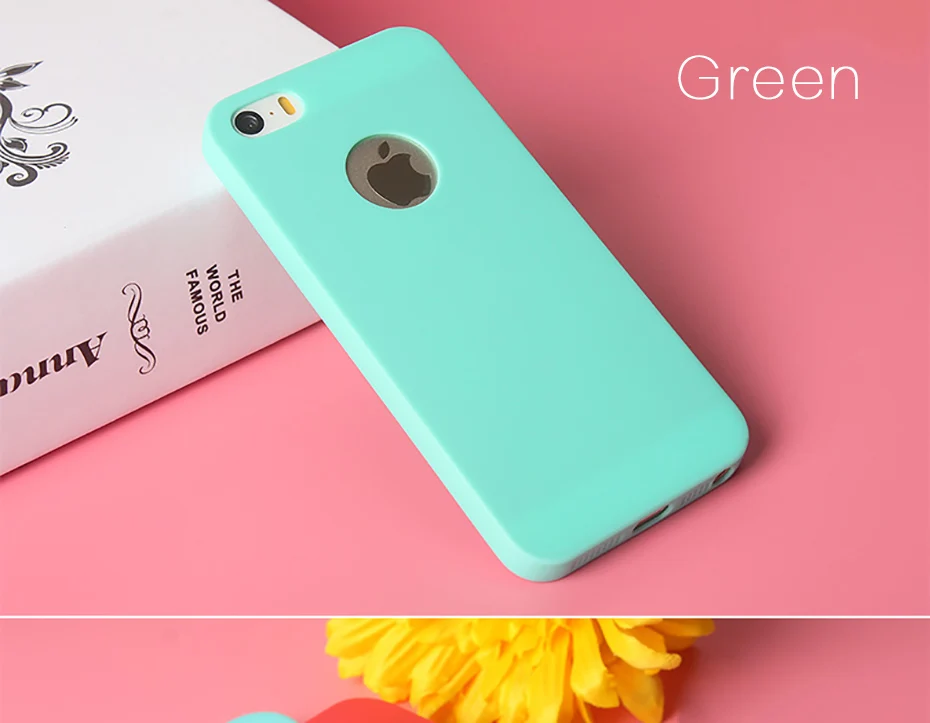 MOUSEMI For iPhone 5S Case For iPhone SE 5 5S Shockproof 360 Girls Cute Case Candy Soft Silicone Case For iPhone 5S Fundas 5S SE (12)