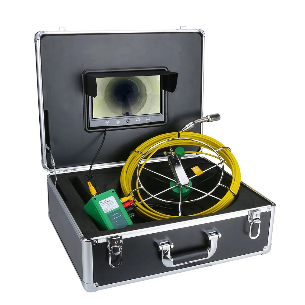 Yobang безопасности 7 ''дюйма 1000 ТВЛ 17 мм трубы камера для инспекции трубопроводов инспекции канализации видео Камера IP68 с 8 шт. светодиодный