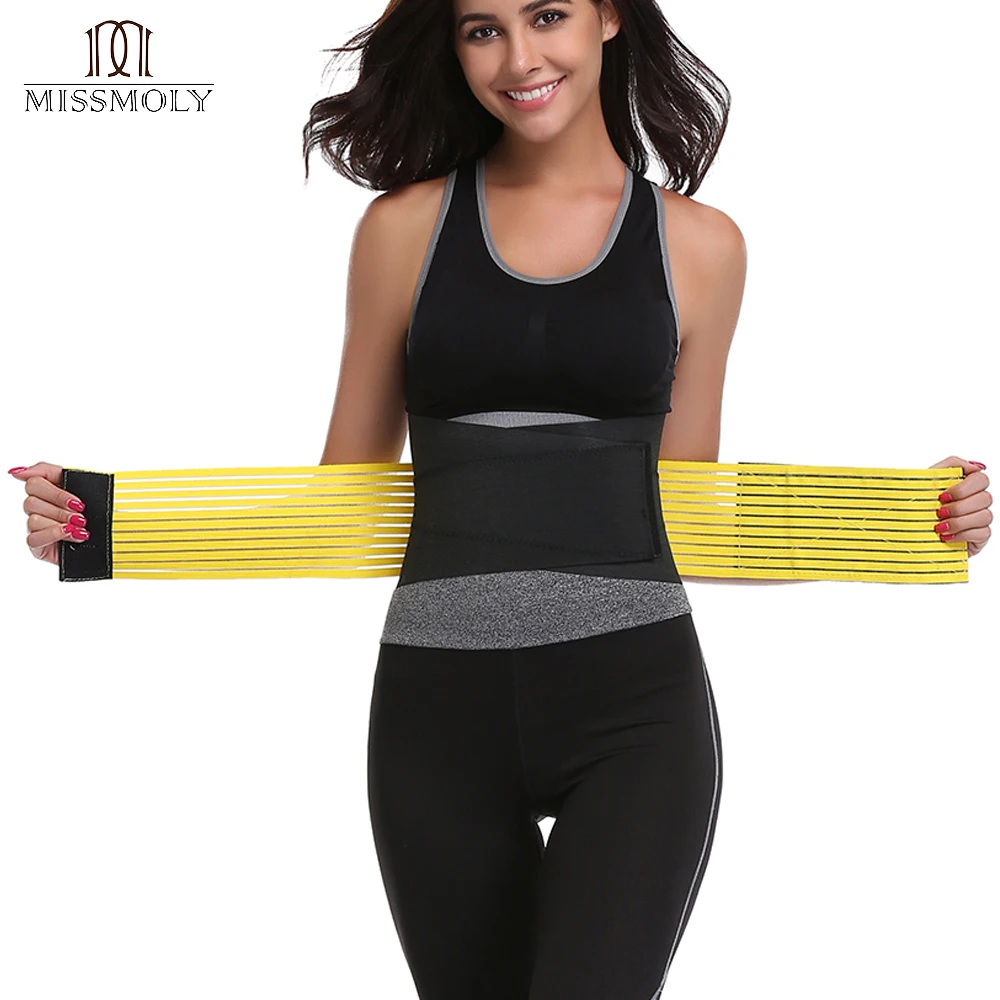 Талия Триммер ремень Регулируемый Вес потери Body Shaper Талии Тренер Корсет сзади